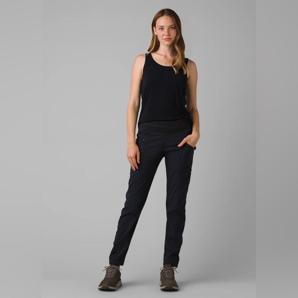 Prana Black Straight Leg Pants